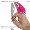 Bala vibradora para estimulacion femenina con agarre para dedo